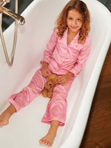 Girls Animal Print Pyjamas in Pink