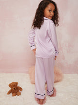 Girls Pyjama Set in Lilac