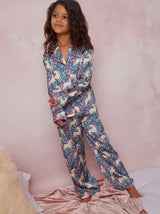 Girls Unicorn Print Pyjamas in Multi