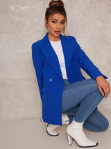 Oversized Tailored Blazer in Blue