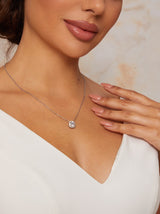 Gemstone Necklace in Silver