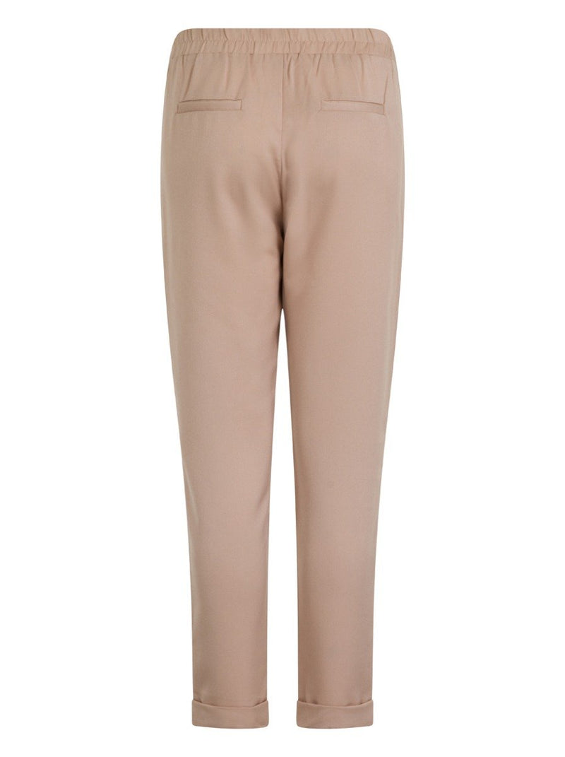 Tailored Crop Trousers in Pink
