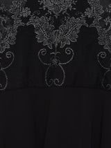 Girls Lace Bodice Party Dress in Black